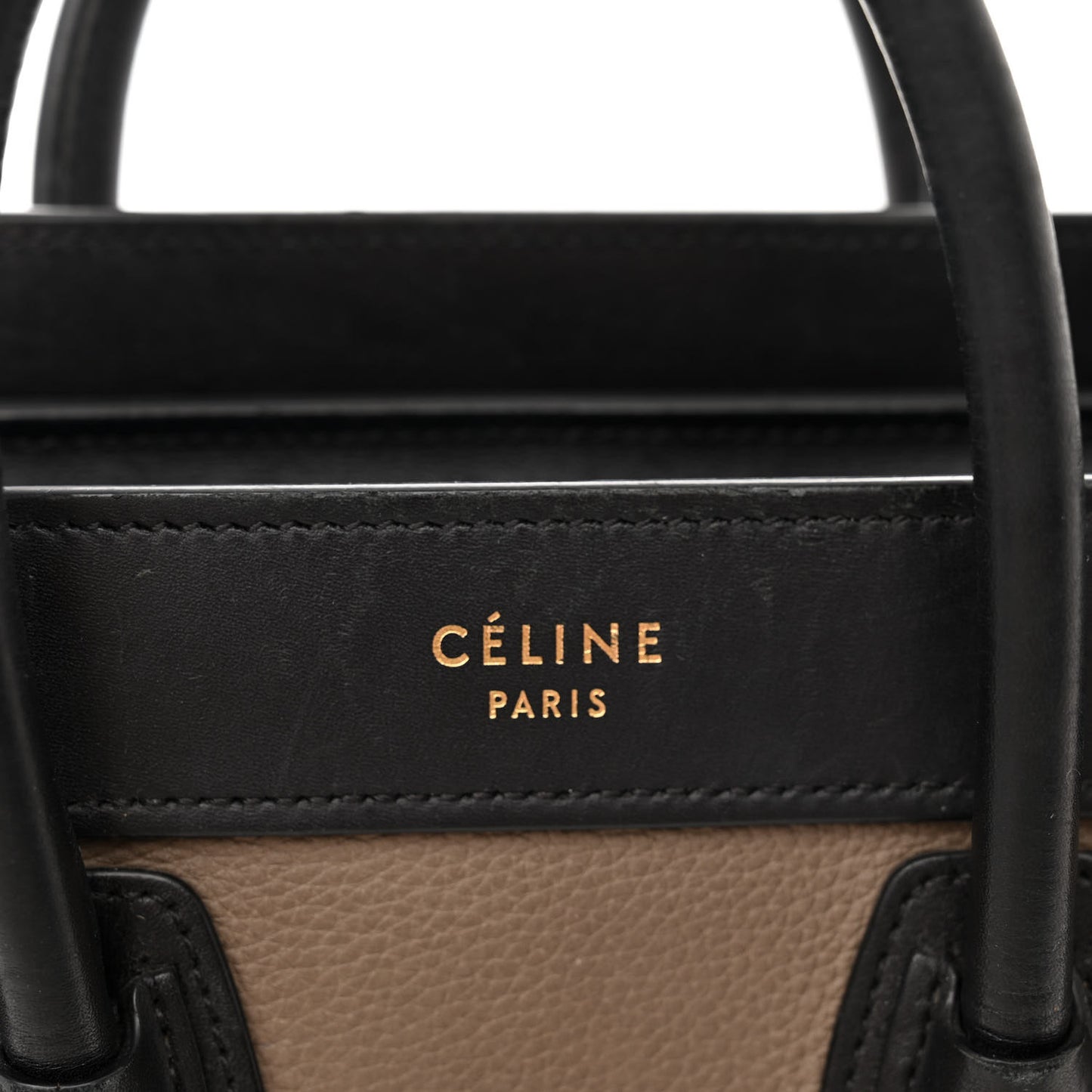 Nubuck Smooth Calfskin Nano Tri-Color Luggage Desert