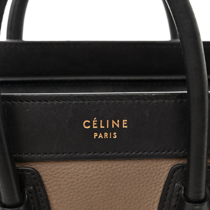Celine Nubuck Smooth Calfskin Nano Tri-Color Luggage Desert 22 of 22