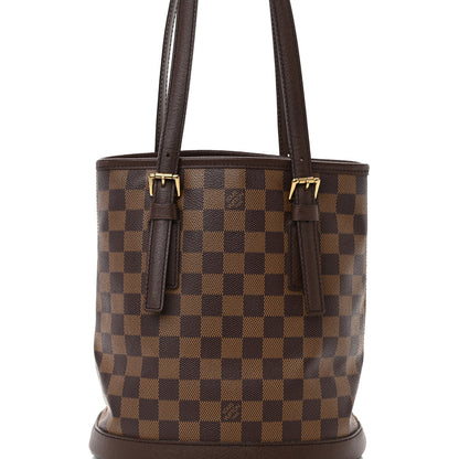 Louis Vuitton Damier Ebene Marais Bucket 23 8 of 10
