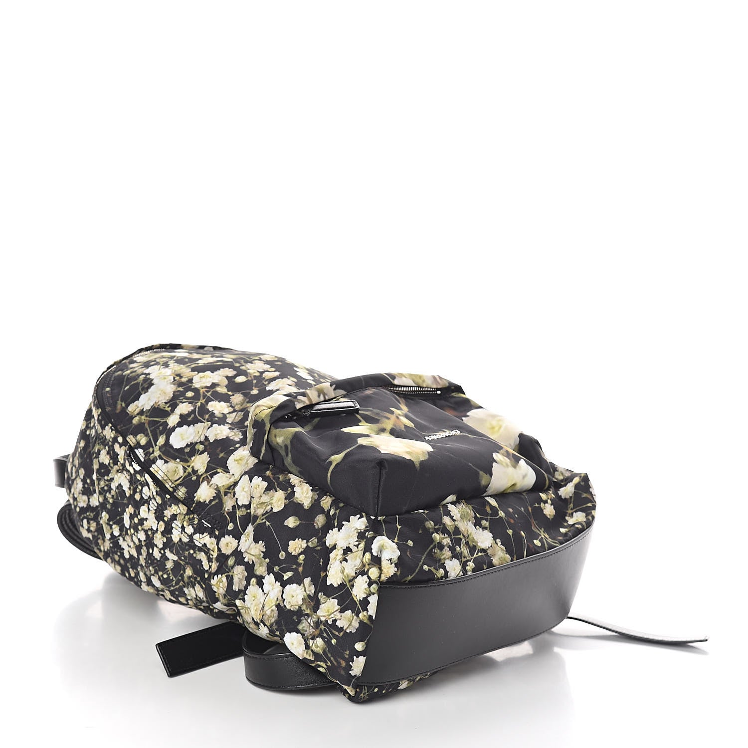 Givenchy Nylon Calfskin Baby's Breath Print Backpack Black 4 of 9