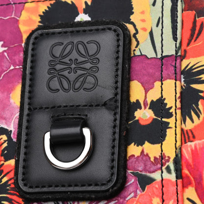 Loewe X JOE BRAINARD Nylon Pansies Print Roll Top Backpack Multicolor 10 of 10
