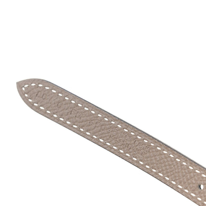 Hermes Swift Epsom 13mm Gamma Belt 85 Black Etoupe 3 of 7