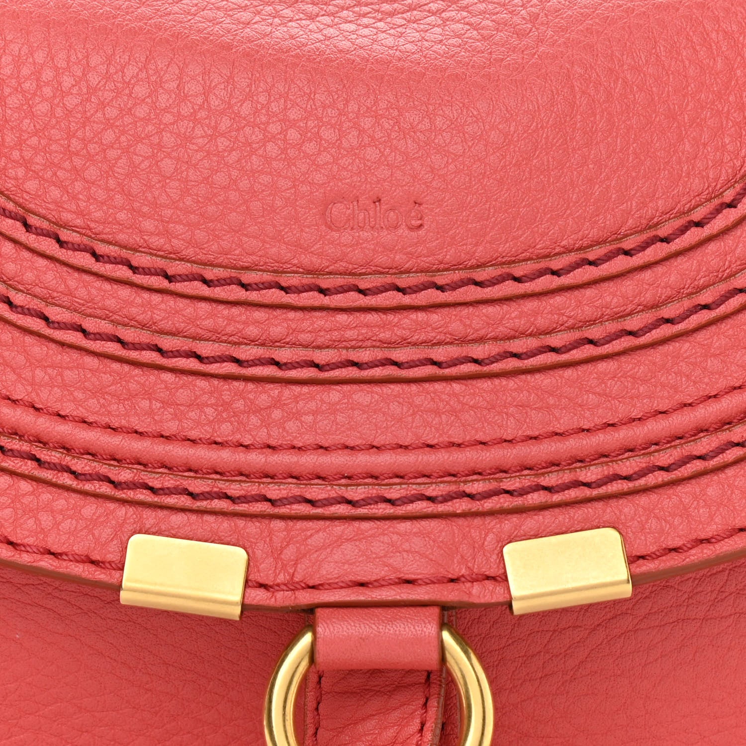 Chloe Calfskin Marcie Pochette Crossbody Bag Paradise Pink 8 of 11