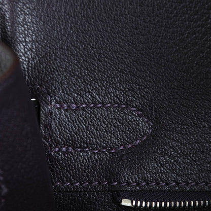 Hermes Taurillon Clemence Birkin 30 Raisin 22 of 25