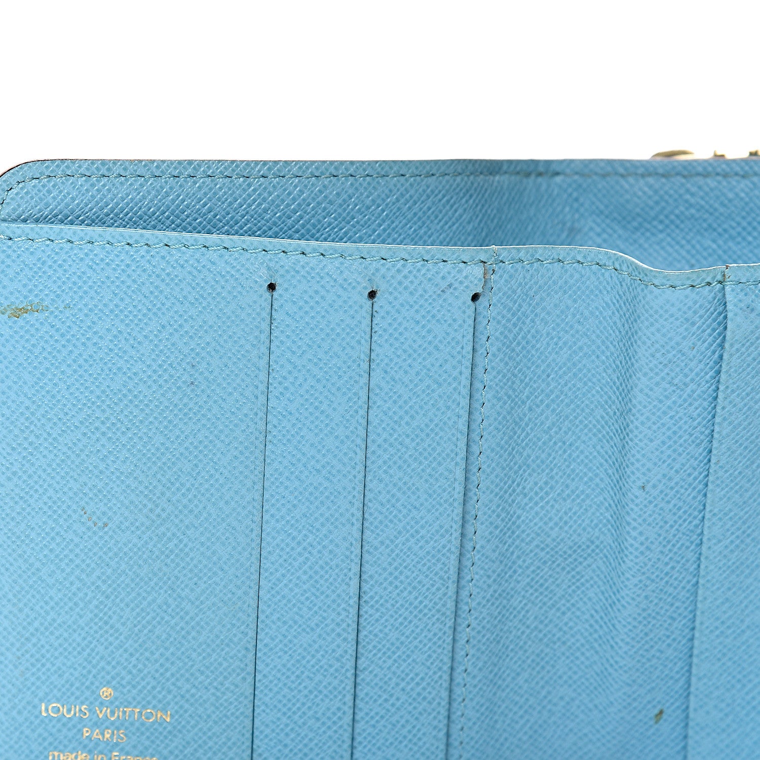 Louis Vuitton Monogram Groom Compact Zip Wallet Blue 10 of 19