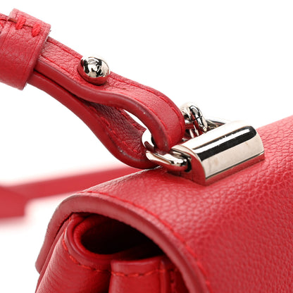 Louis Vuitton Calfskin Lockme II Chain Bag BB Rubis 8 of 8