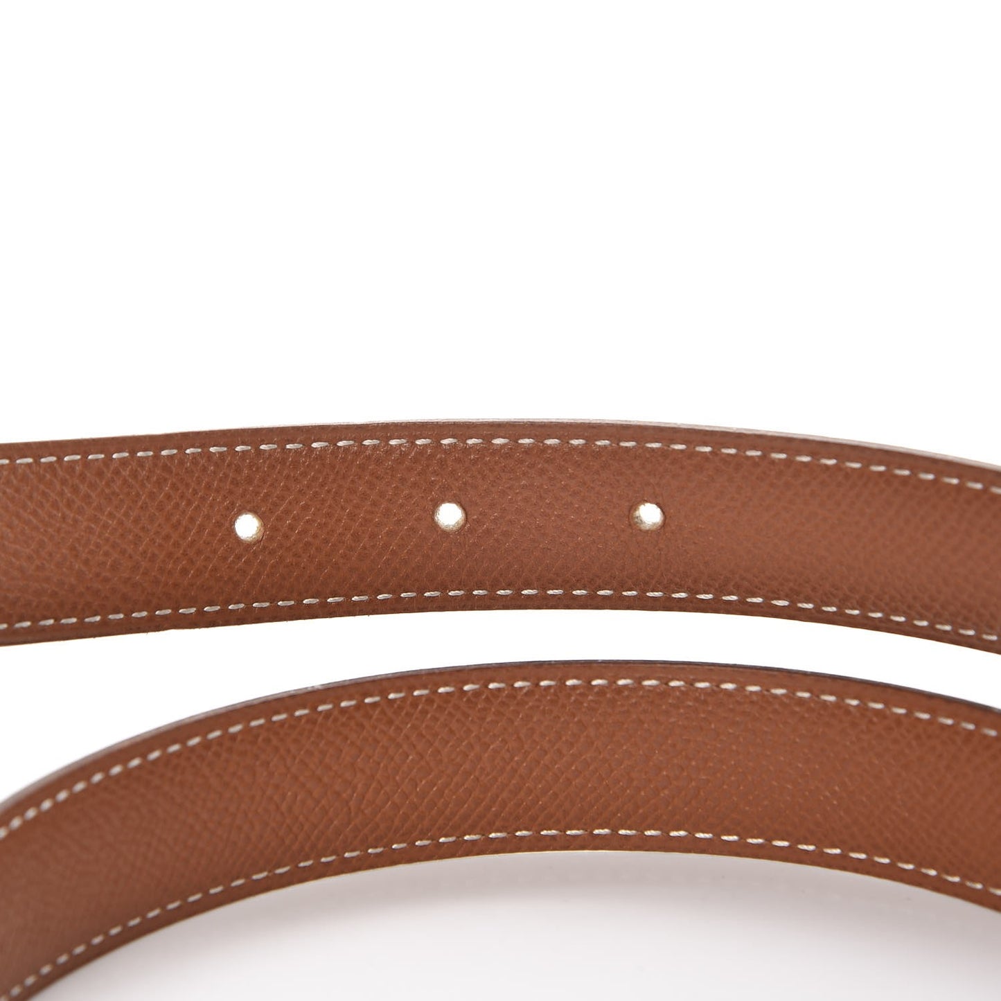 Box Courchevel Constance 24mm H Belt 65 Black Gold