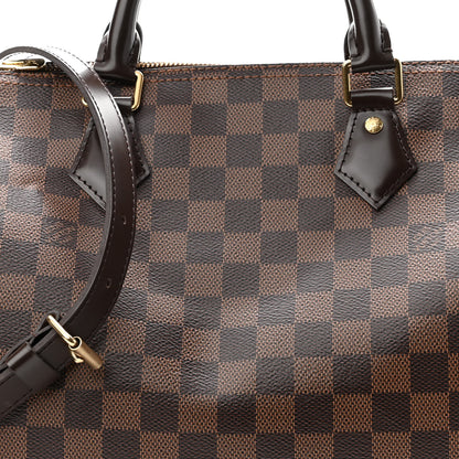 Louis Vuitton Damier Ebene Speedy Bandouliere 30 8 of 11