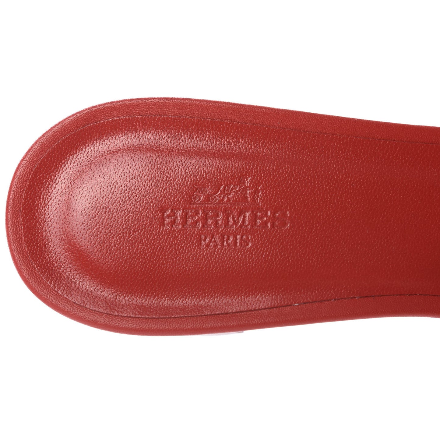 Calfskin Oasis Sandals 39 Rouge Corazon