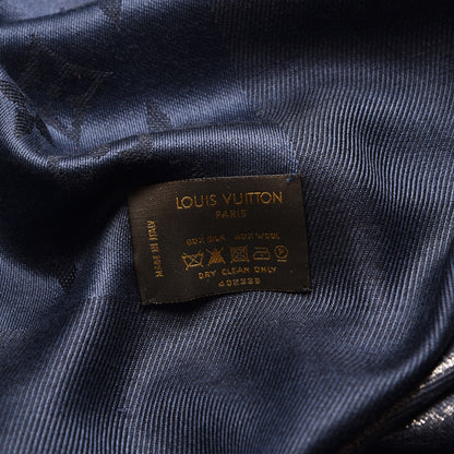 Louis Vuitton Silk Wool Monogram Rock Shawl 4 of 4