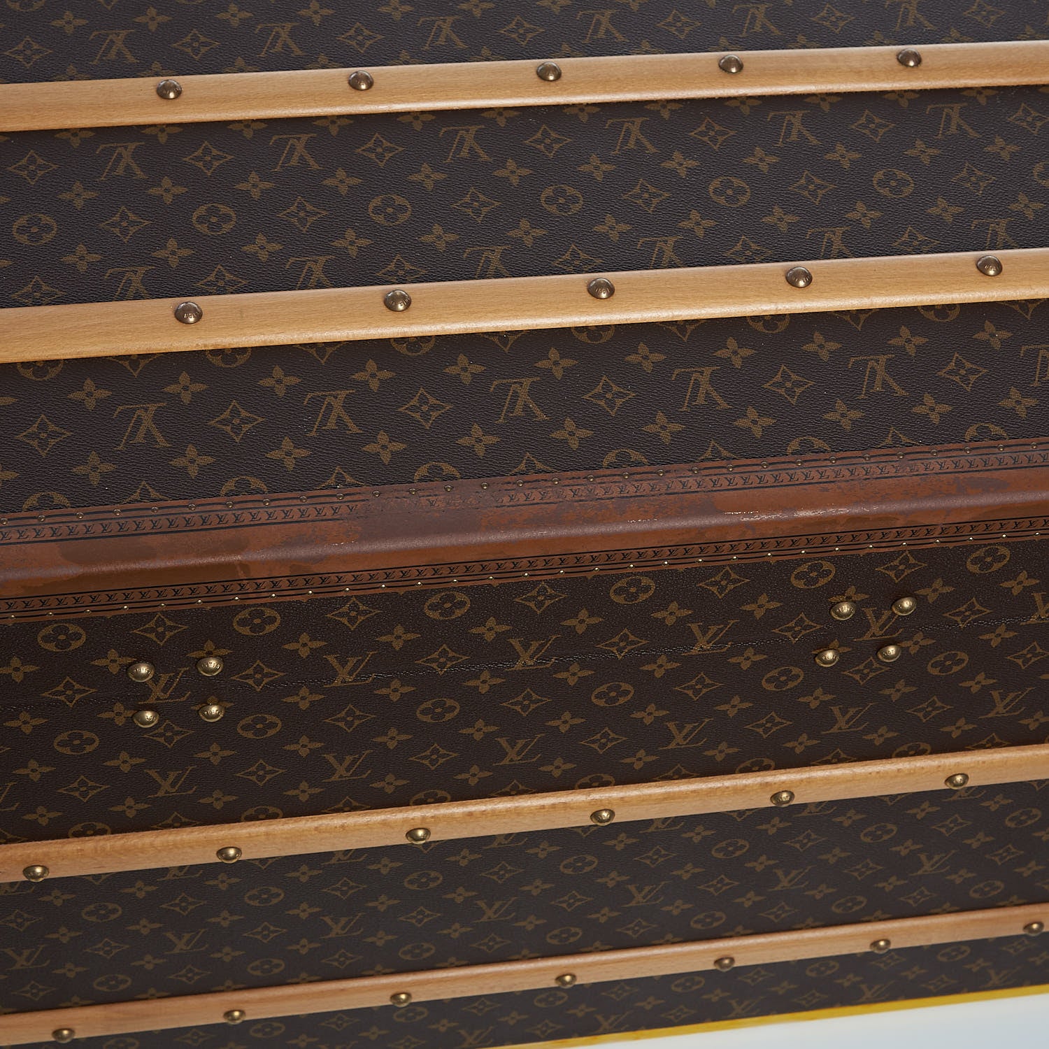 Louis Vuitton Monogram Malle Courrier Lozine Trunk 110 67 of 76