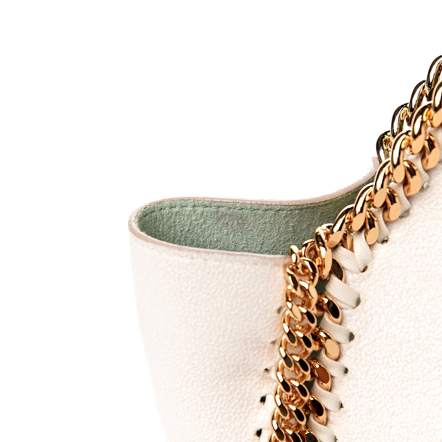 Shaggy Deer Falabella Reversible Mini Fold Over Tote Chalk