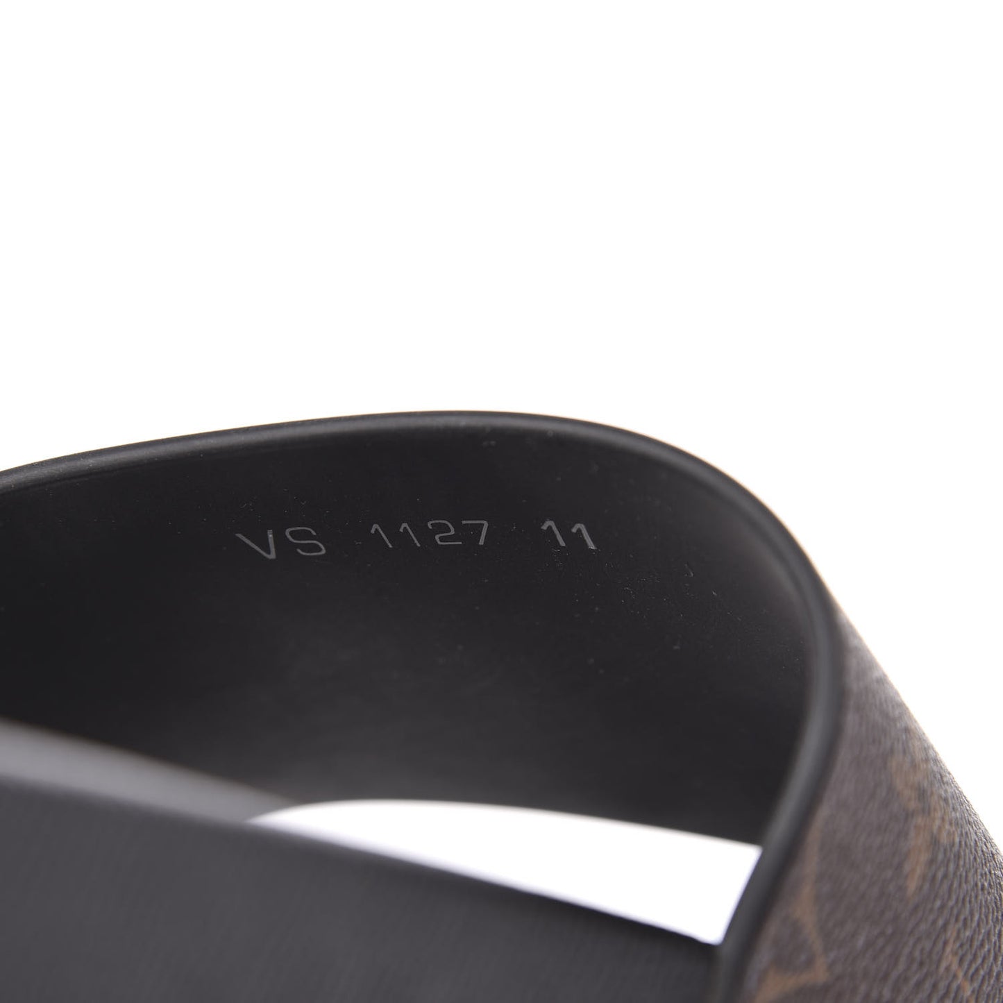 Rubber Monogram Mens Waterfront Mules 11 Macassar