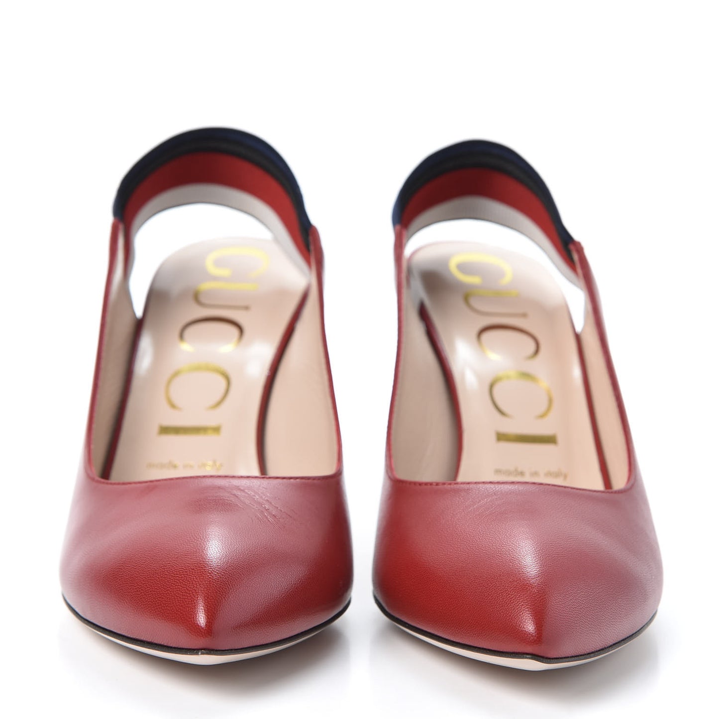 Malaga Kid Web Sylvie Mid Heel Slingback Pumps 38 Hibiscus Red