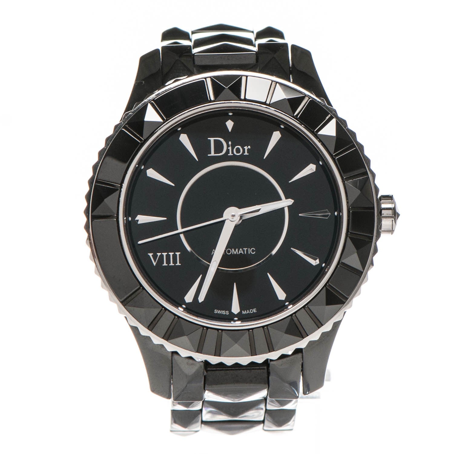 Christian Dior Stainless Steel Ceramic 38mm Dior VIII Automatic Watch Black 1 of 6