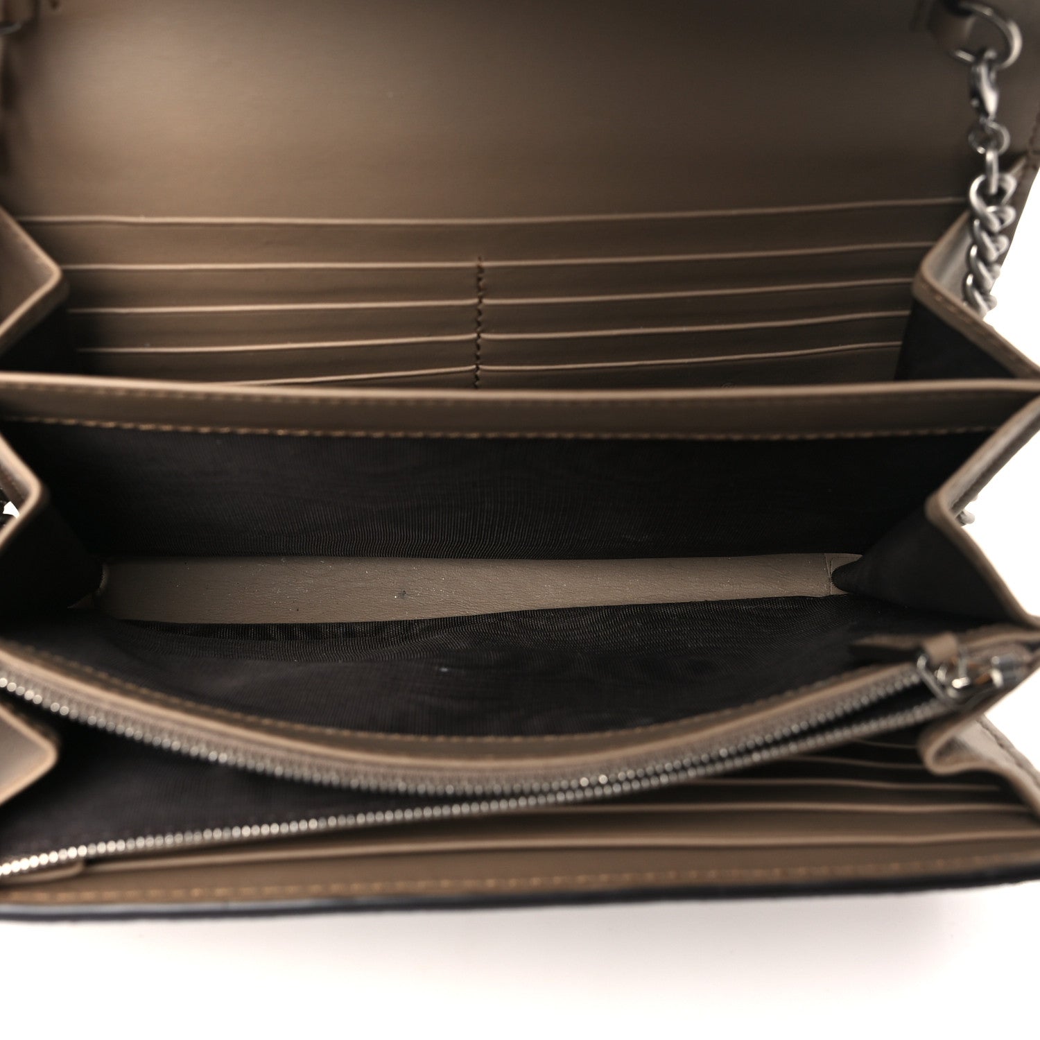 Gucci GG Supreme Monogram Mini Dionysus Chain Wallet Beige Taupe 4 of 9