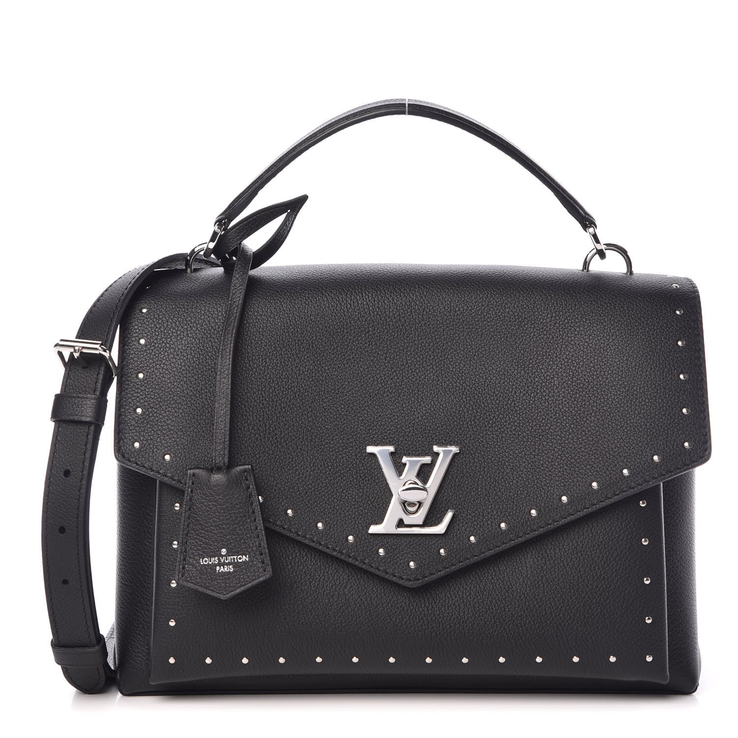 Louis Vuitton Soft Calfskin My Lockme Studs Black 1 of 7