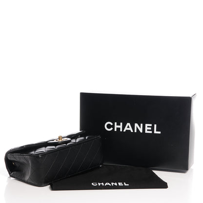 Chanel Lambskin Quilted Mini Rectangular Flap Black 4 of 8