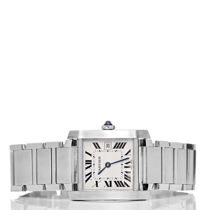 Cartier Stainless Steel 25mm Tank Francaise Quartz Watch 3 of 8