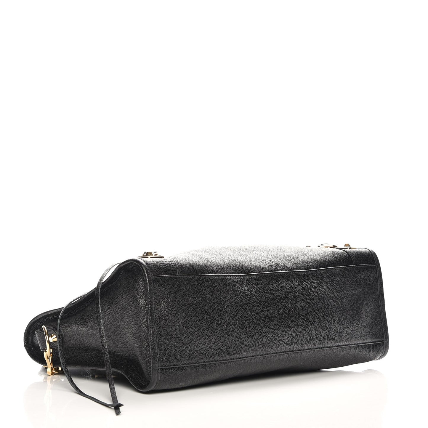 Chevre Gold Metallic Edge Hardware City Black
