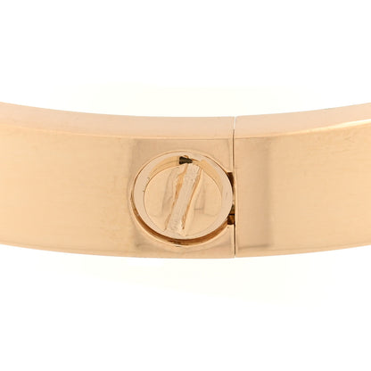 Cartier 18K Yellow Gold 10 Diamond LOVE Bracelet 17 4 of 12