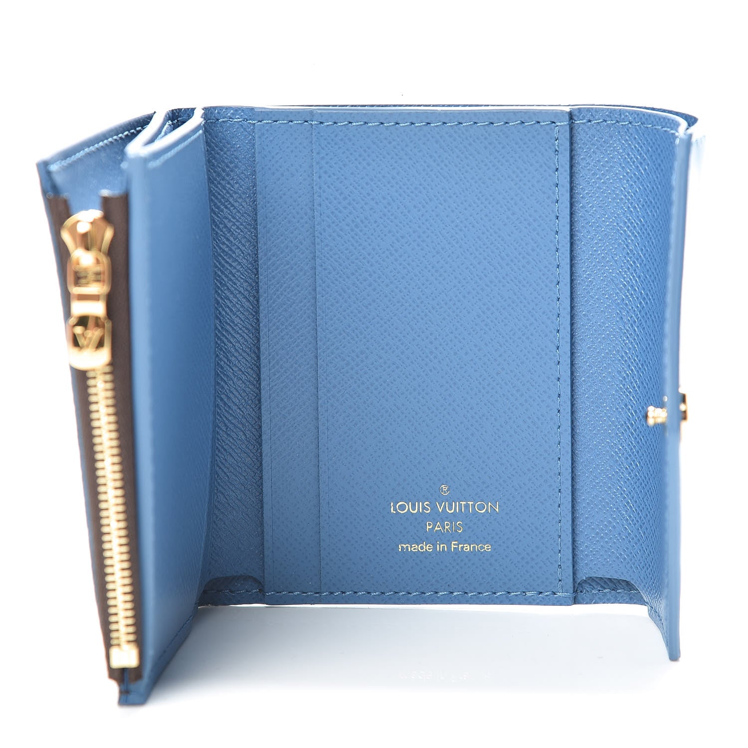 Louis Vuitton Monogram Zoe Wallet Blue Jean 5 of 8
