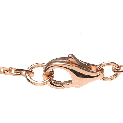 Cartier 18K Pink Gold Diamond Interlocking LOVE Necklace 4 of 5