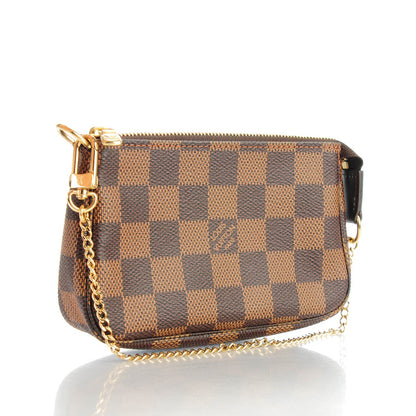 Louis Vuitton Damier Ebene Mini Pochette Accessories 3 of 7