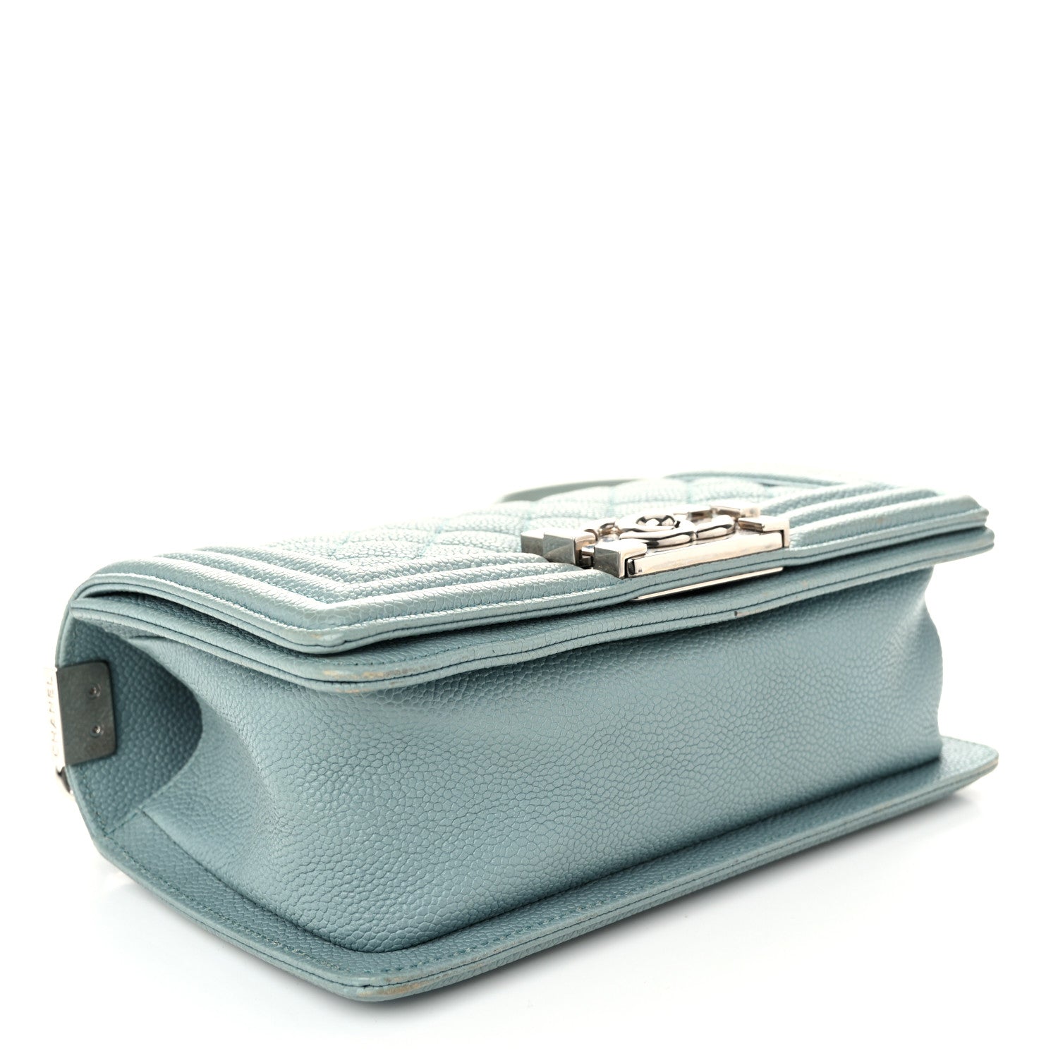 Chanel Caviar Quilted Small Boy Flap Light Blue 4 of 10