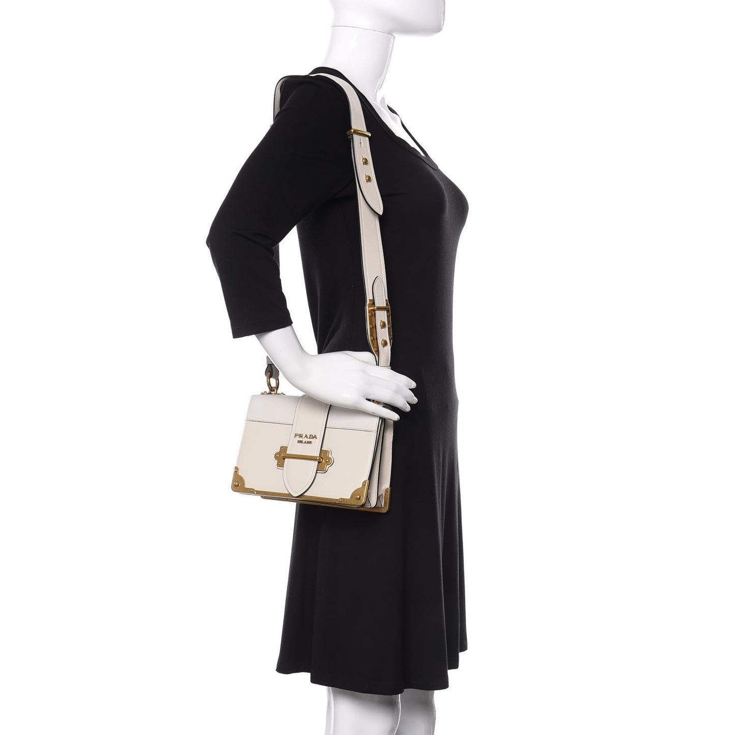City Calfskin Saffiano Cahier Bag Talco