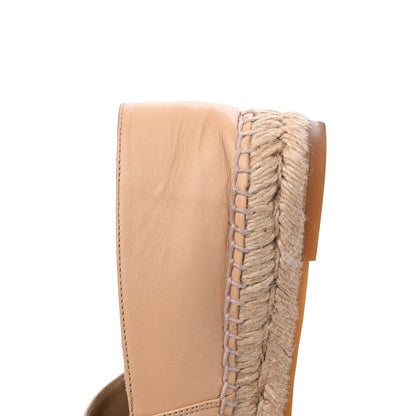 Chanel Lambskin CC Espadrilles 35 Beige Black 17 of 22