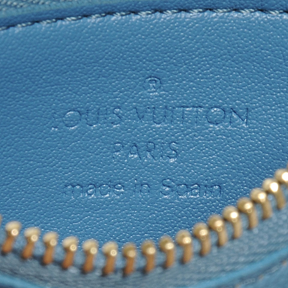Louis Vuitton Suhali Key Pouch Blue 6 of 7