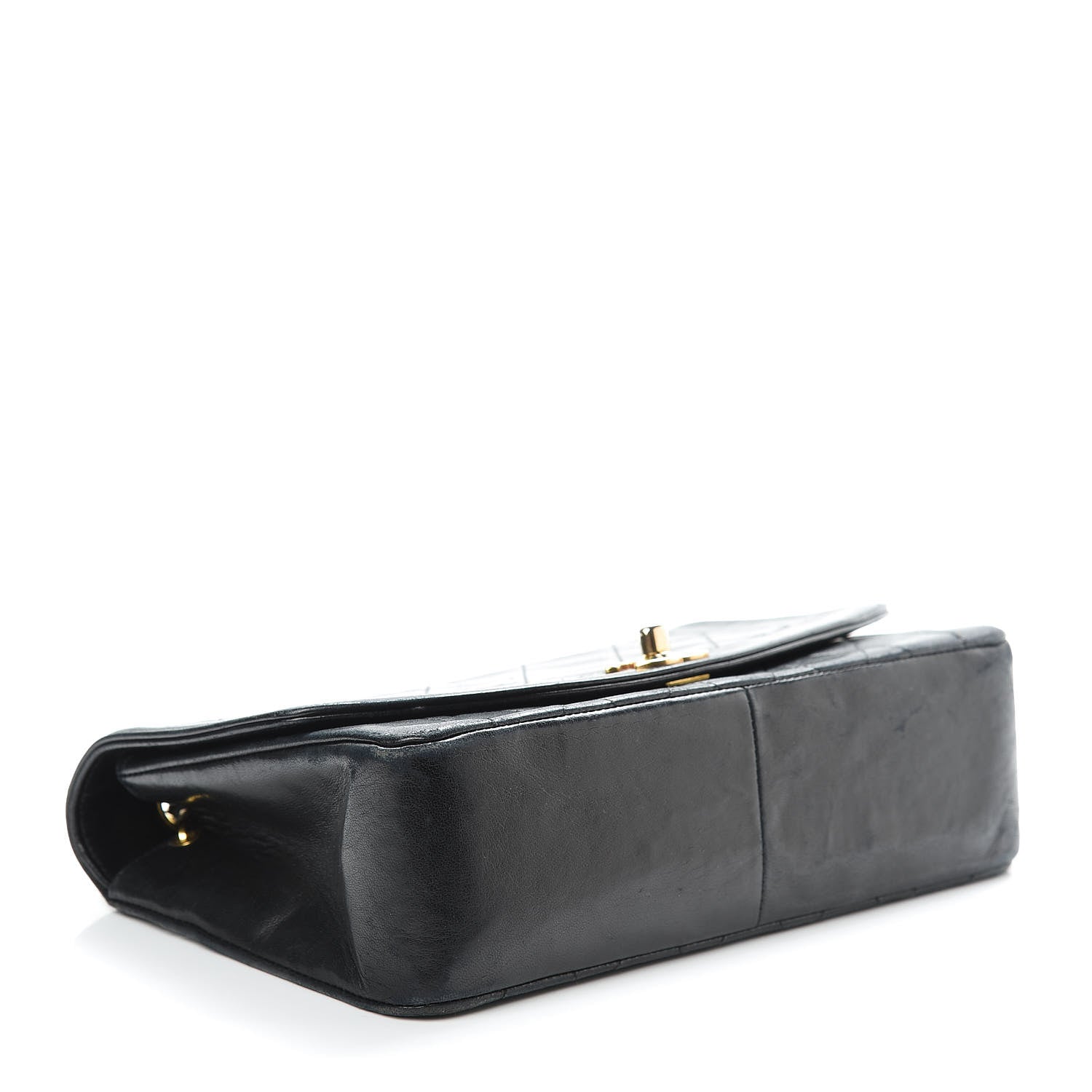 Chanel Lambskin Quilted Medium Single Flap Black 4 of 17