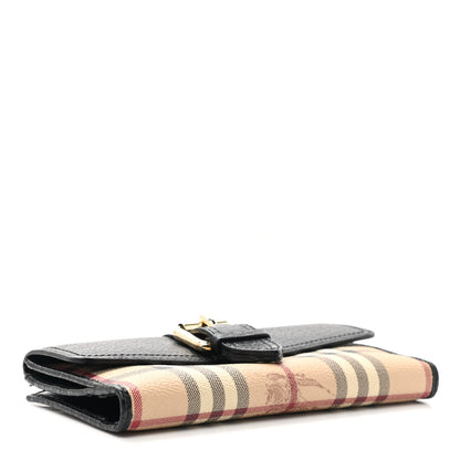 Burberry Haymarket Check Wallet Black 4 of 8