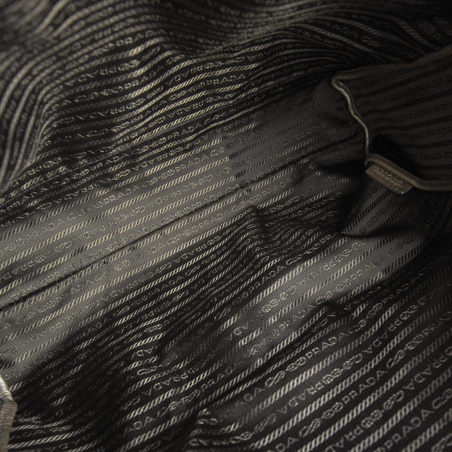 Prada Vitello Daino Tote Blond Mordore 6 of 9