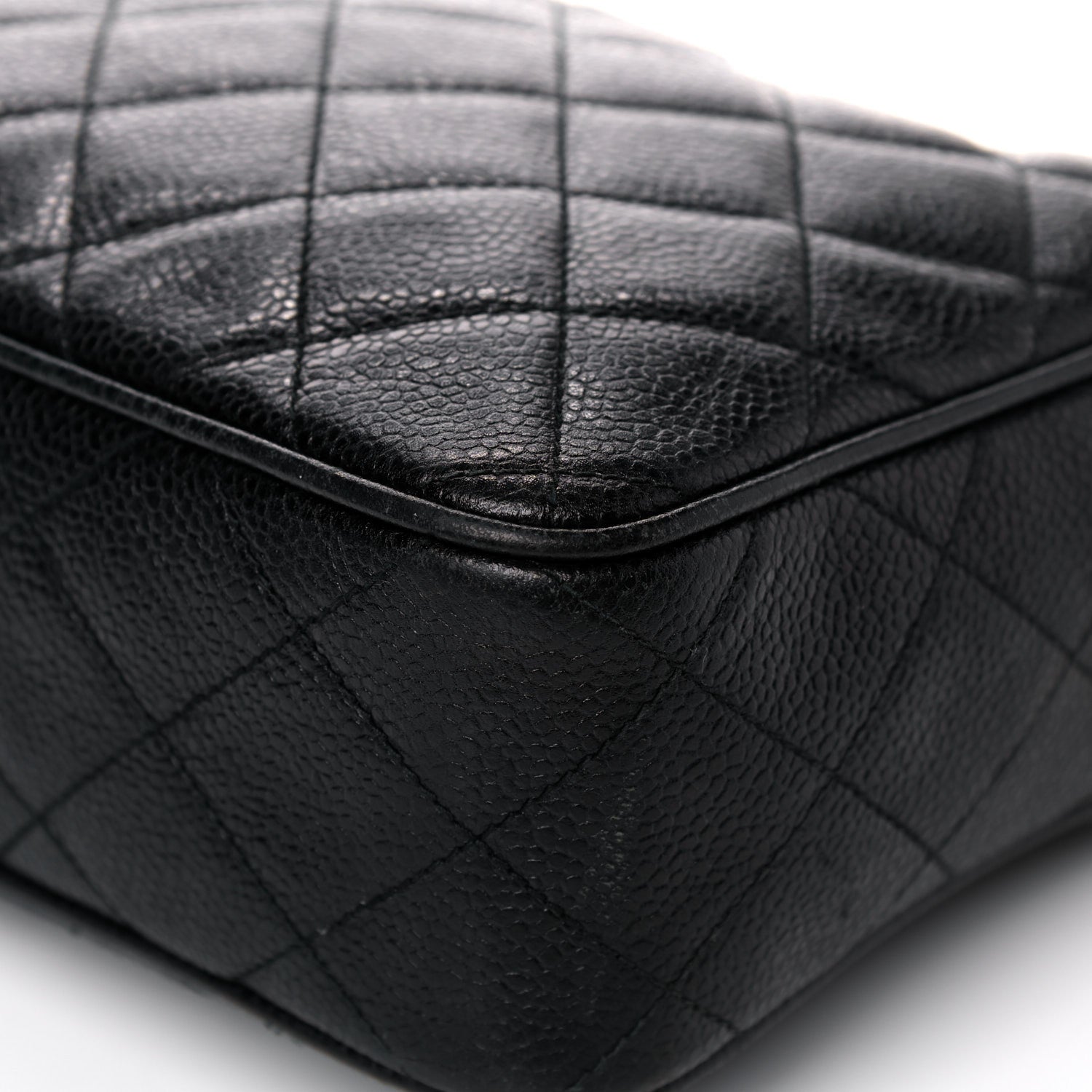 Chanel Caviar Quilted CC Camera Case Black 12 of 20