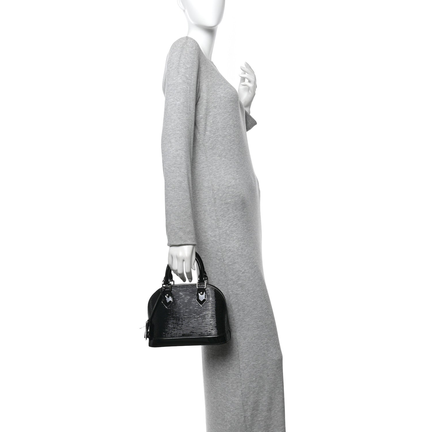 Louis Vuitton Epi Electric Alma BB Black 2 of 11