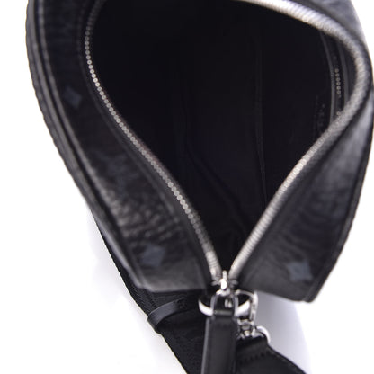 MCM Visetos Spot Crossbody Bag Black 5 of 11