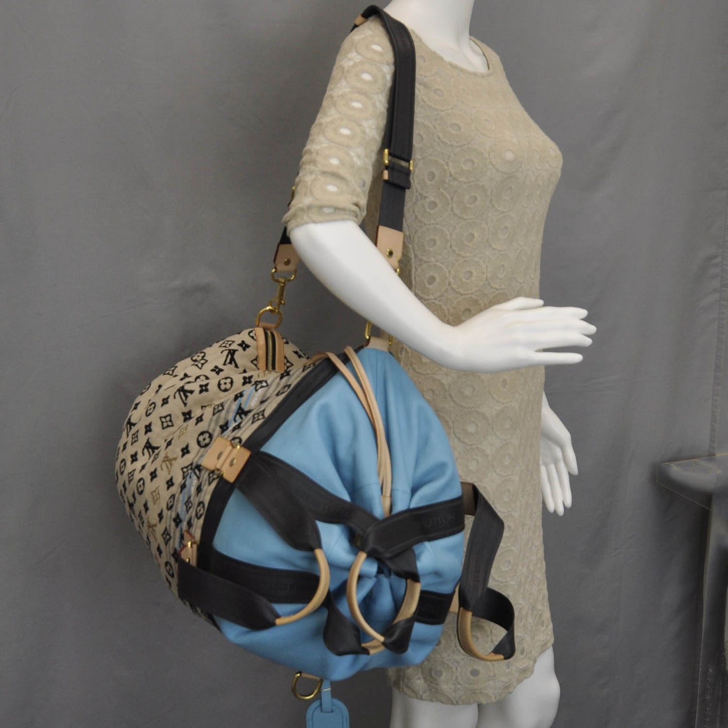Monogram Cheche Gypsy GM Bag Blue