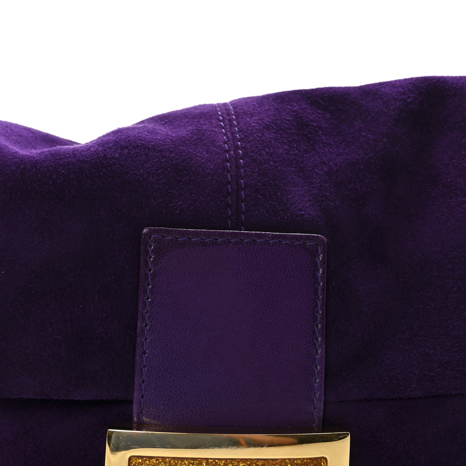 Fendi Suede Baguette Purple 7 of 9