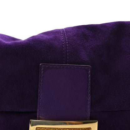 Fendi Suede Baguette Purple 7 of 9