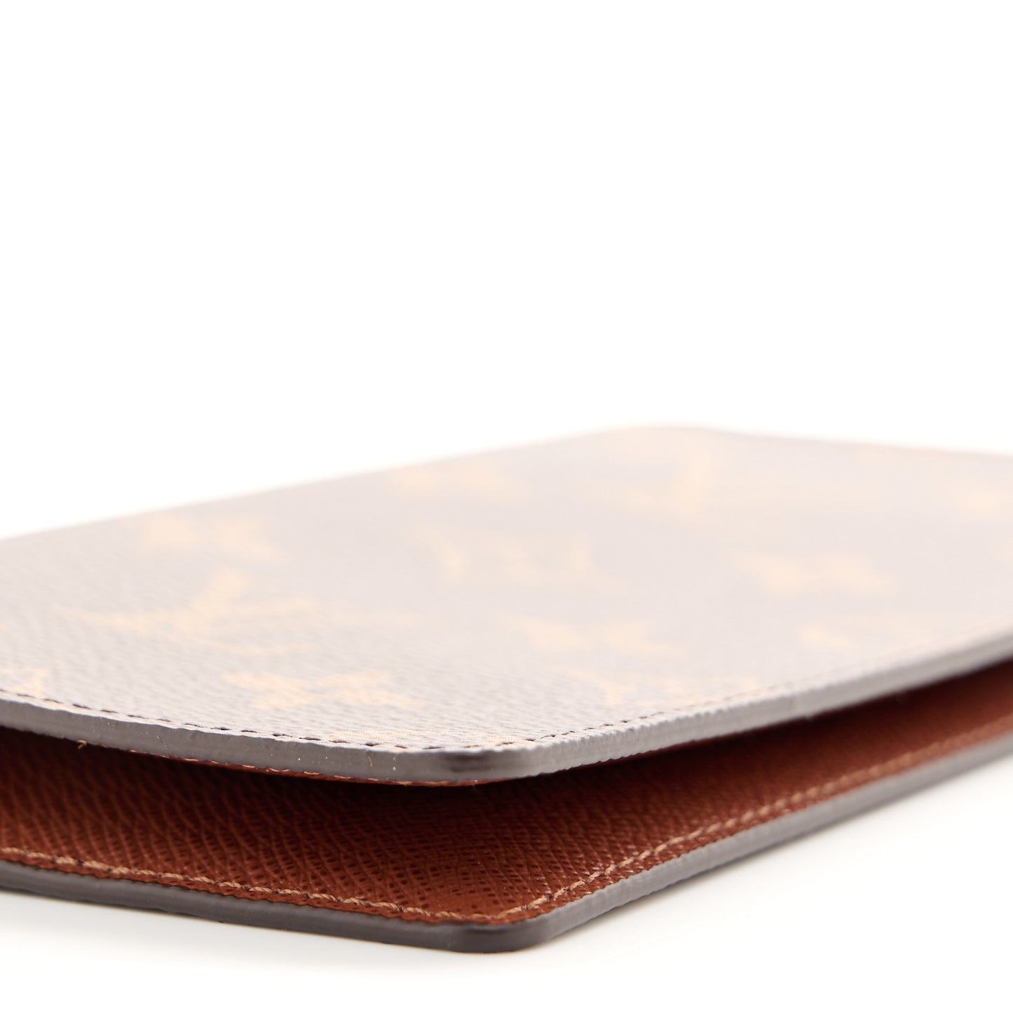 Monogram Checkbook Holder Case Wallet