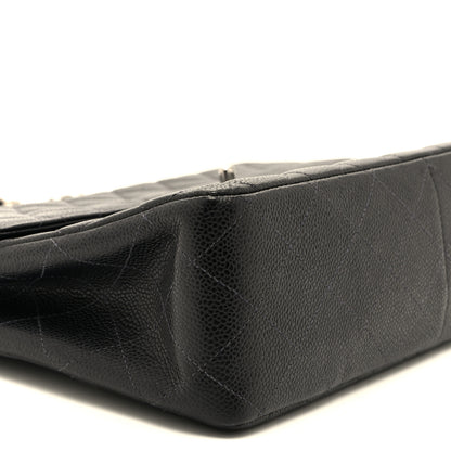 Chanel Caviar Jumbo Single Flap Black 9 of 10