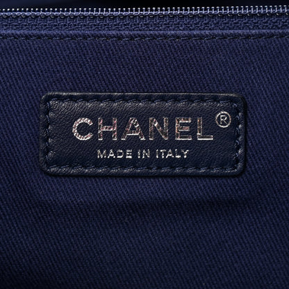 Chanel Canvas Sequin Medium Deauville Tote Navy 6 of 10