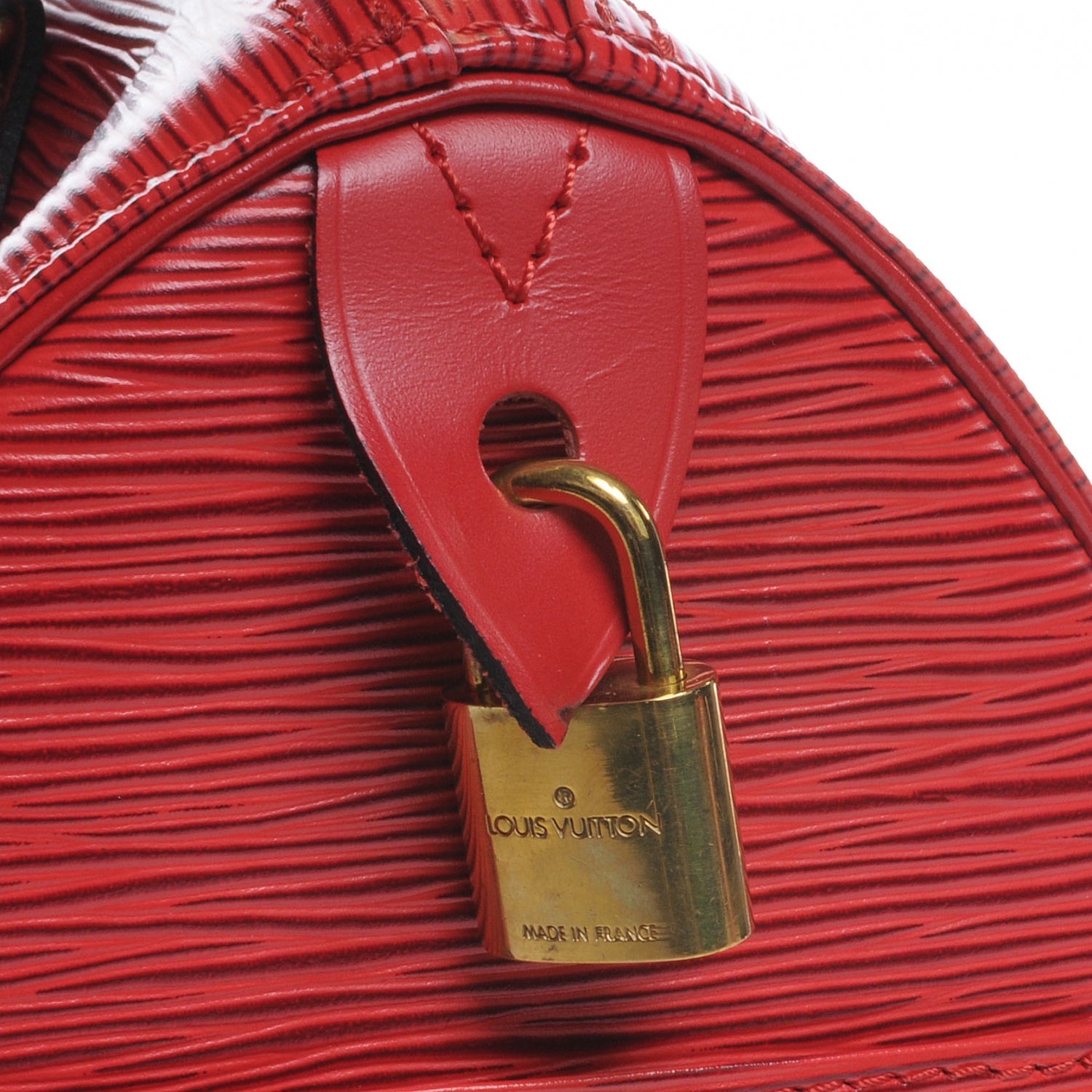 Louis Vuitton Epi Speedy 30 Red 5 of 7
