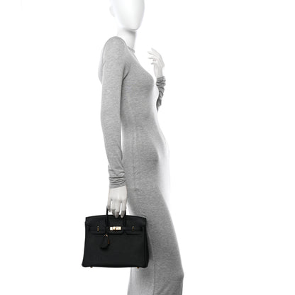 Hermes Togo Birkin 25 Black 2 of 10