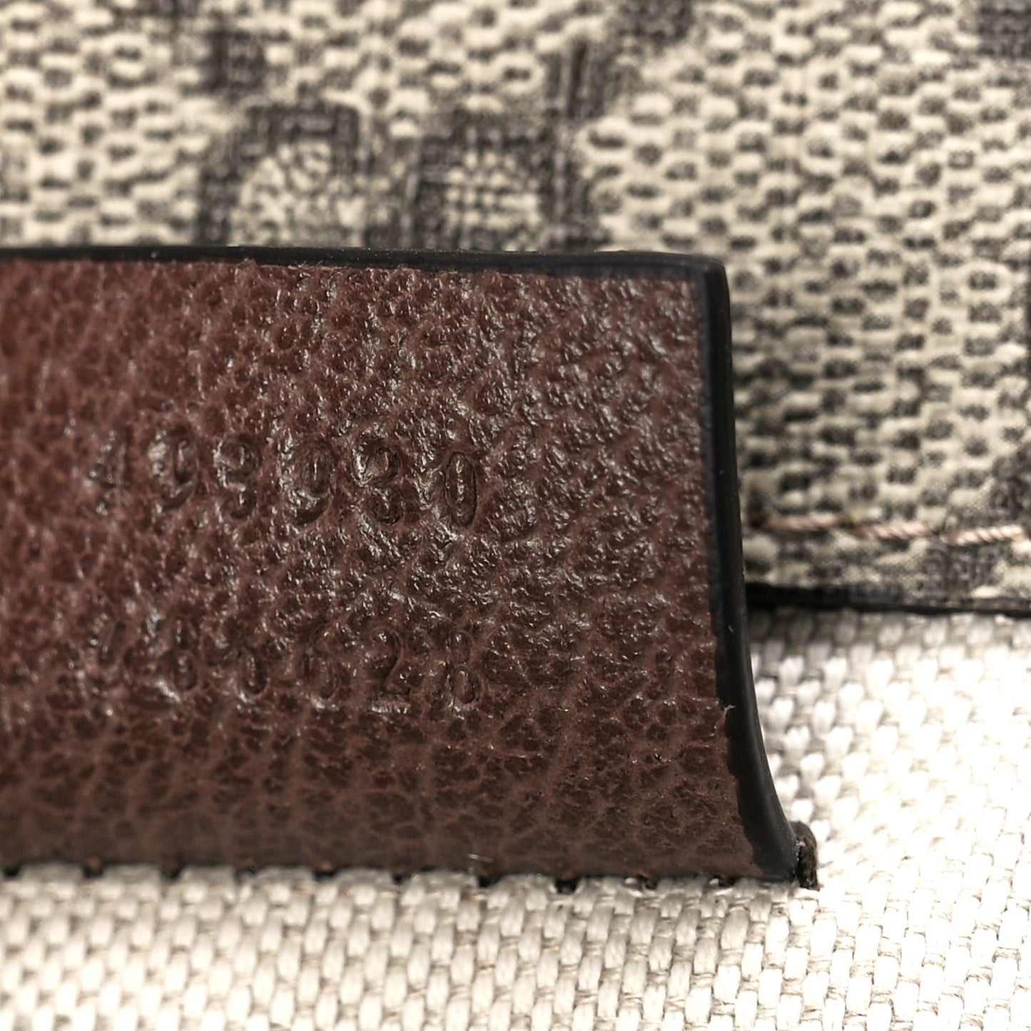 GG Supreme Monogram Neo Vintage Web Belt Bag Brown