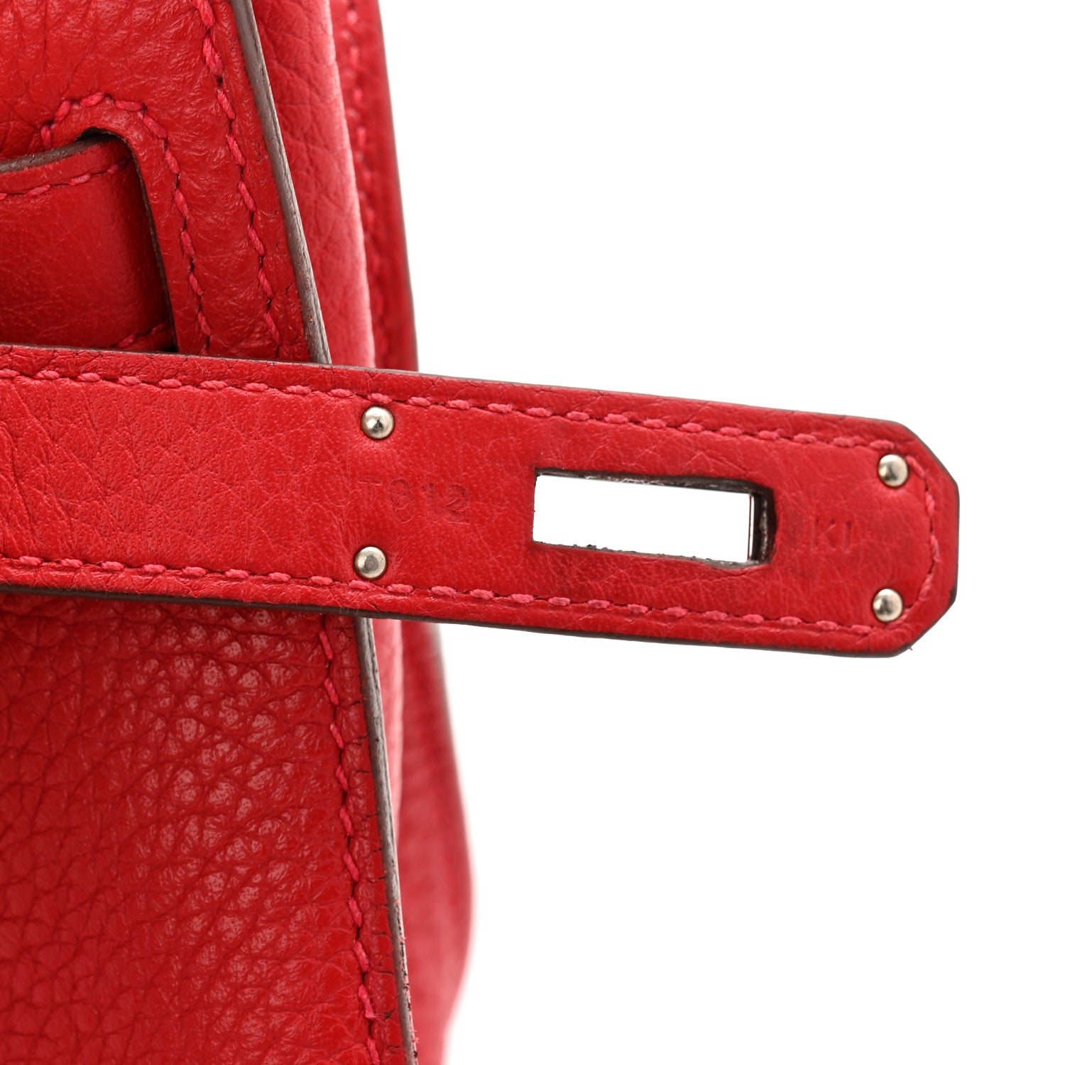 Hermes Taurillon Clemence Jypsiere 28 Rouge Casaque 12 of 19