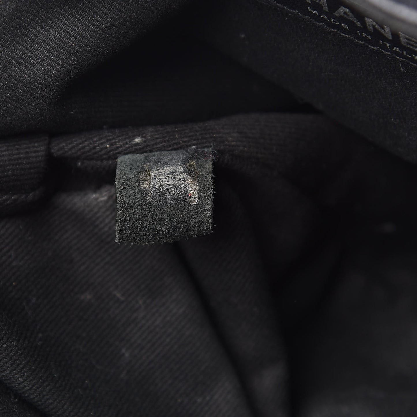 Caviar Half Moon Large Flap Black