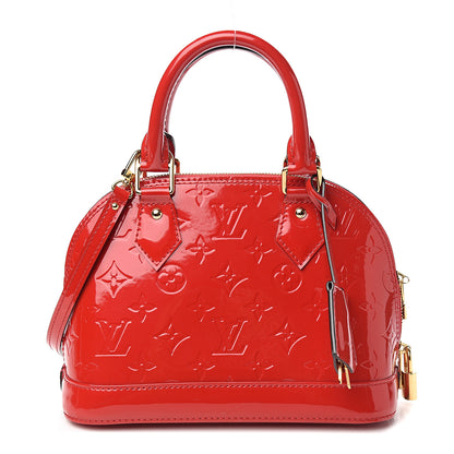 Louis Vuitton Vernis Alma BB Cherry 1 of 9